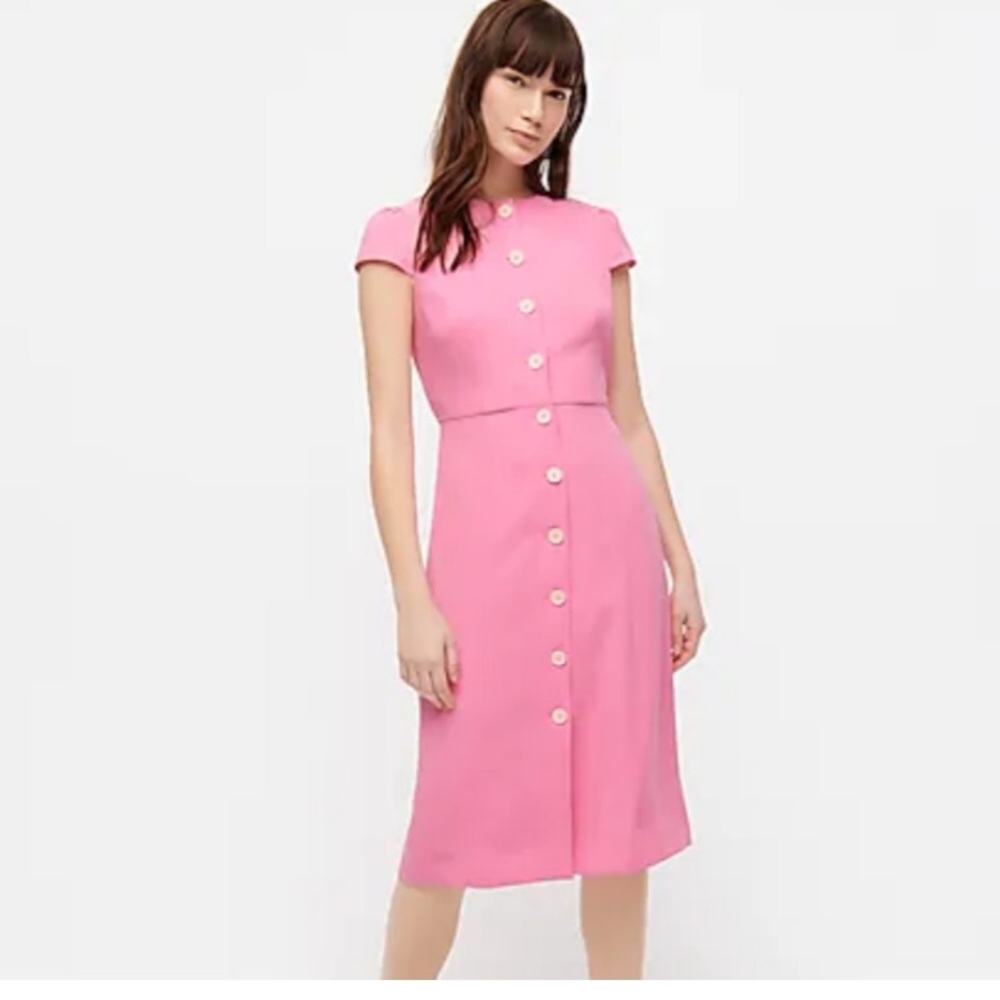 NWT J. Crew Button Front Dress